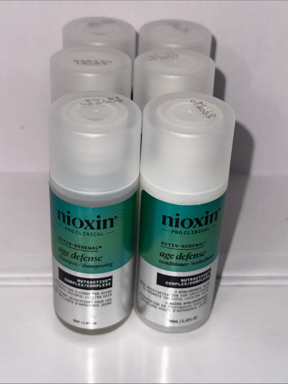 Nioxin Age Defense Shampoo & Conditioner Travel Set - Green